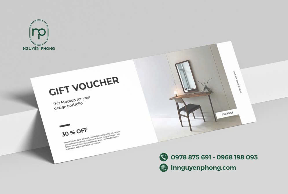 Quy trình đặt in voucher tại xưởng